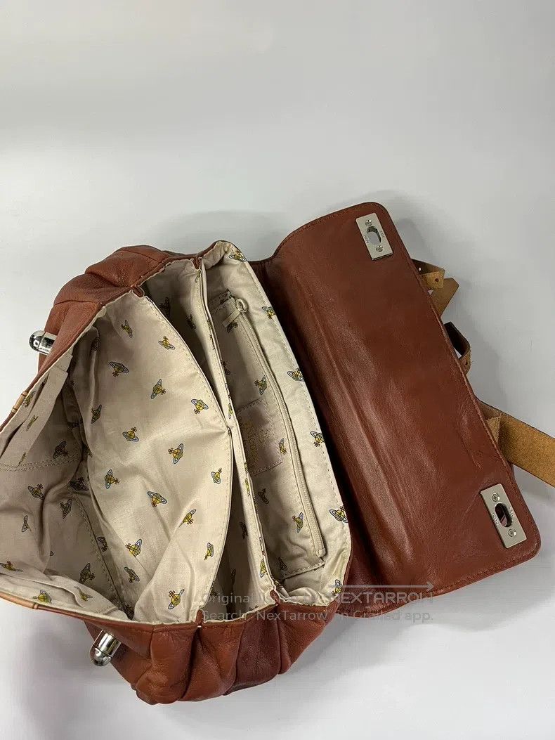 Vivienne Westwood Vivienne Westwood Accordian Handbag Brown Small Size ONE SIZE - 6 Thumbnail