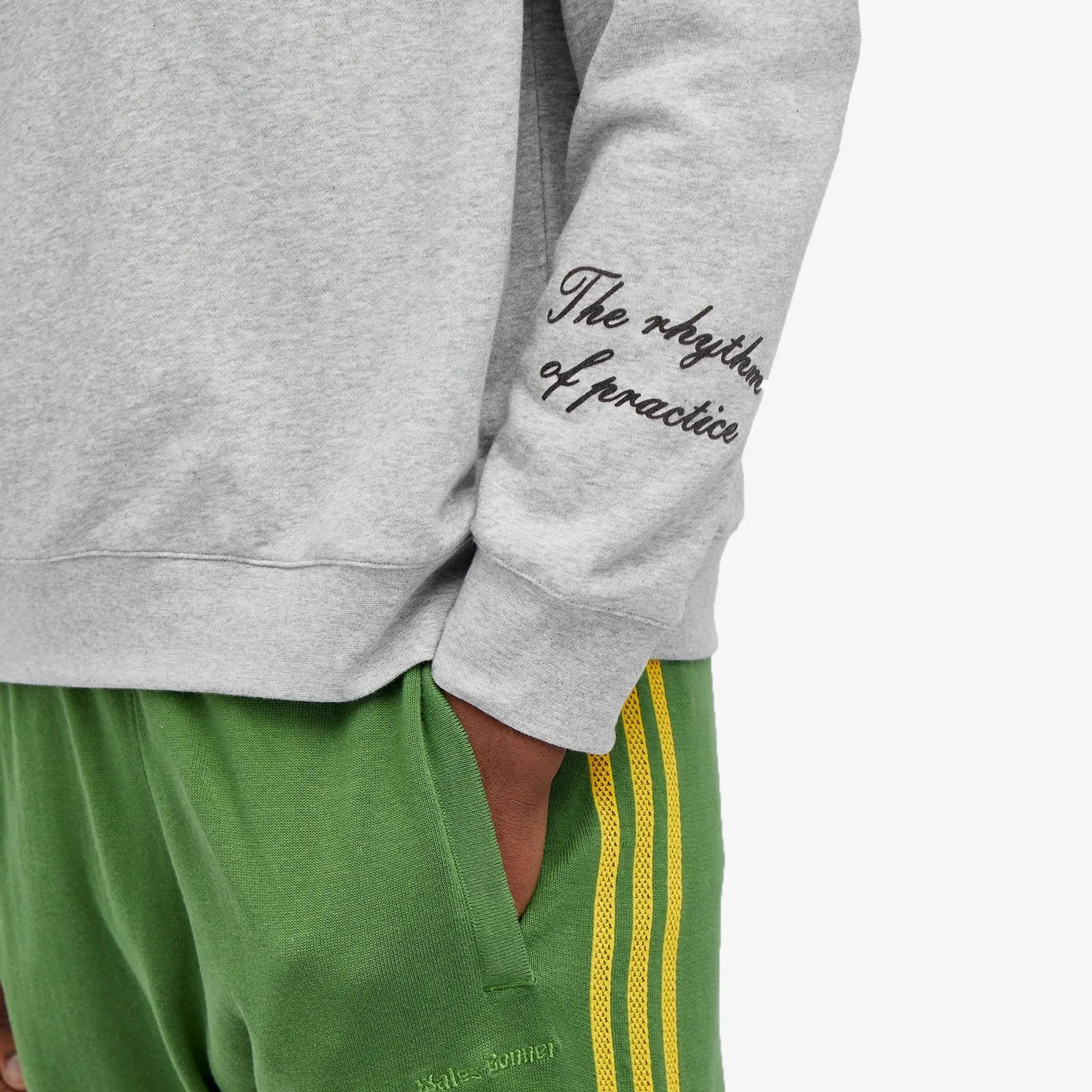 Adidas × Wales Bonner o1mle0426 Long Sleeve T-Shirt in Gray Size US XS / EU 42 / 0 - 2 Thumbnail