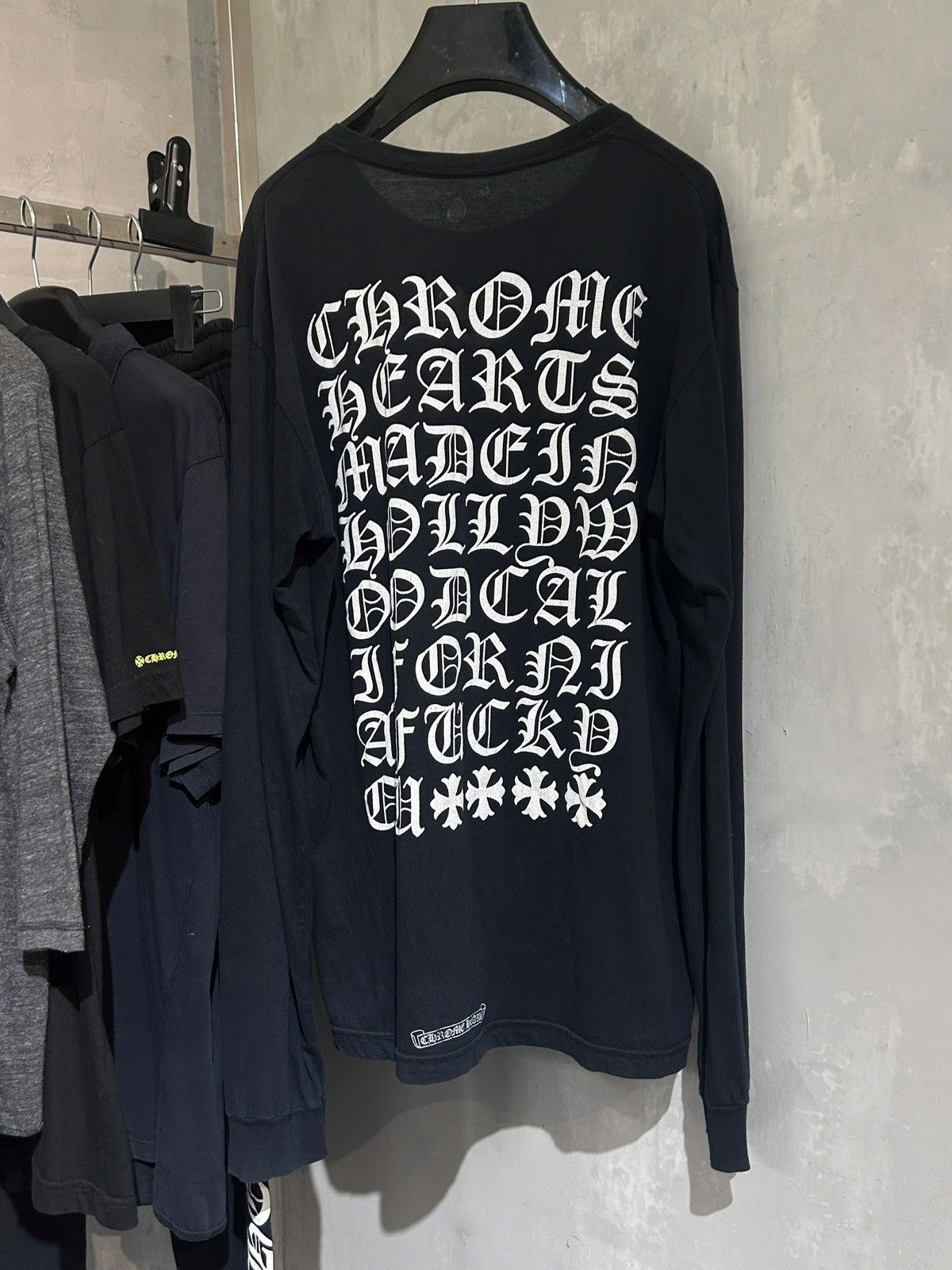 Chrome Hearts Chrome hearts Eye Chart Letter Long Sleeve Size US L / EU 52-54 / 3 - 1 Thumbnail