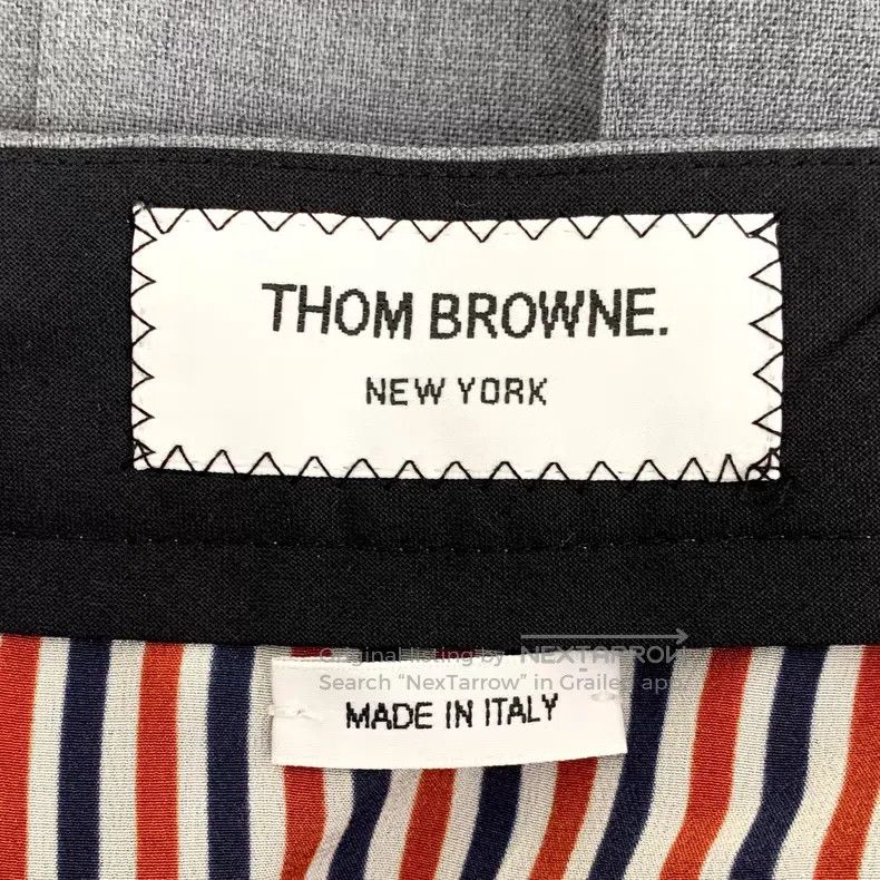 Thom Browne Thom Browne Gray woolen casual pleated skirt Size 26" / US 2 / IT 38 - 5 Thumbnail