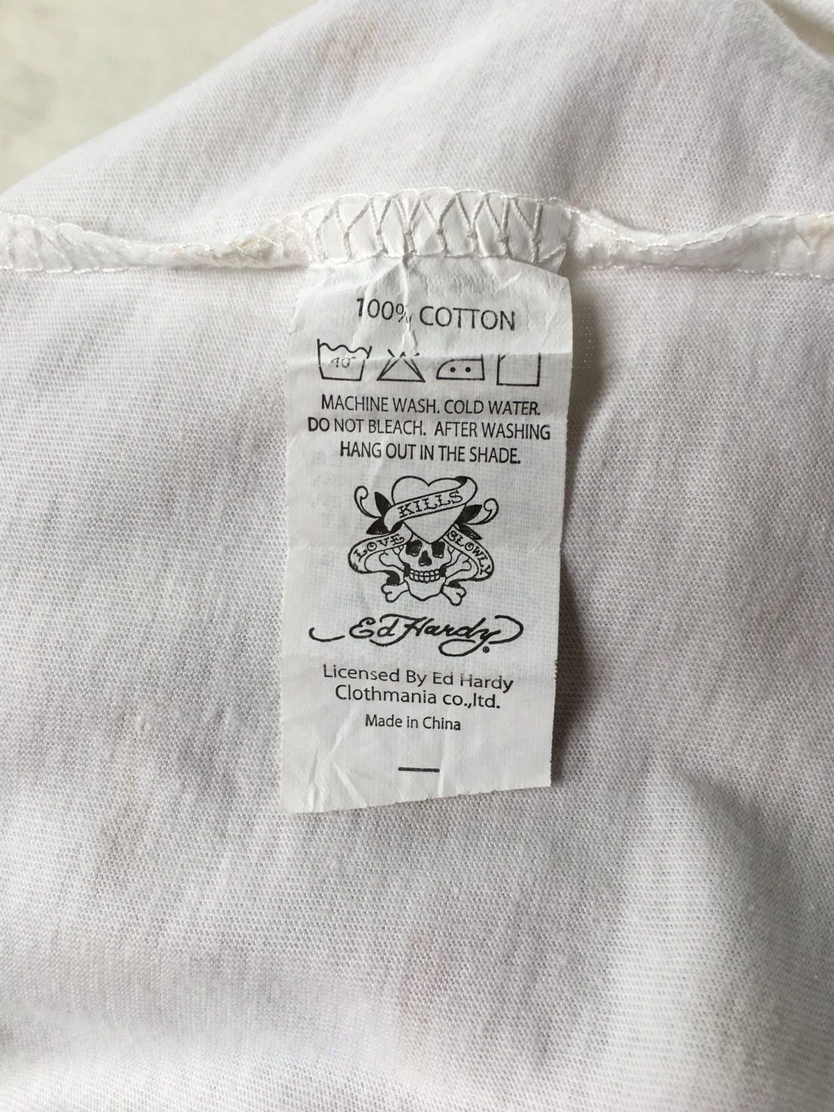 Ed Hardy 2000s Ed Hardy Skull Cross Printing Tshirt Size M / US 6-8 / IT 42-44 - 6 Thumbnail
