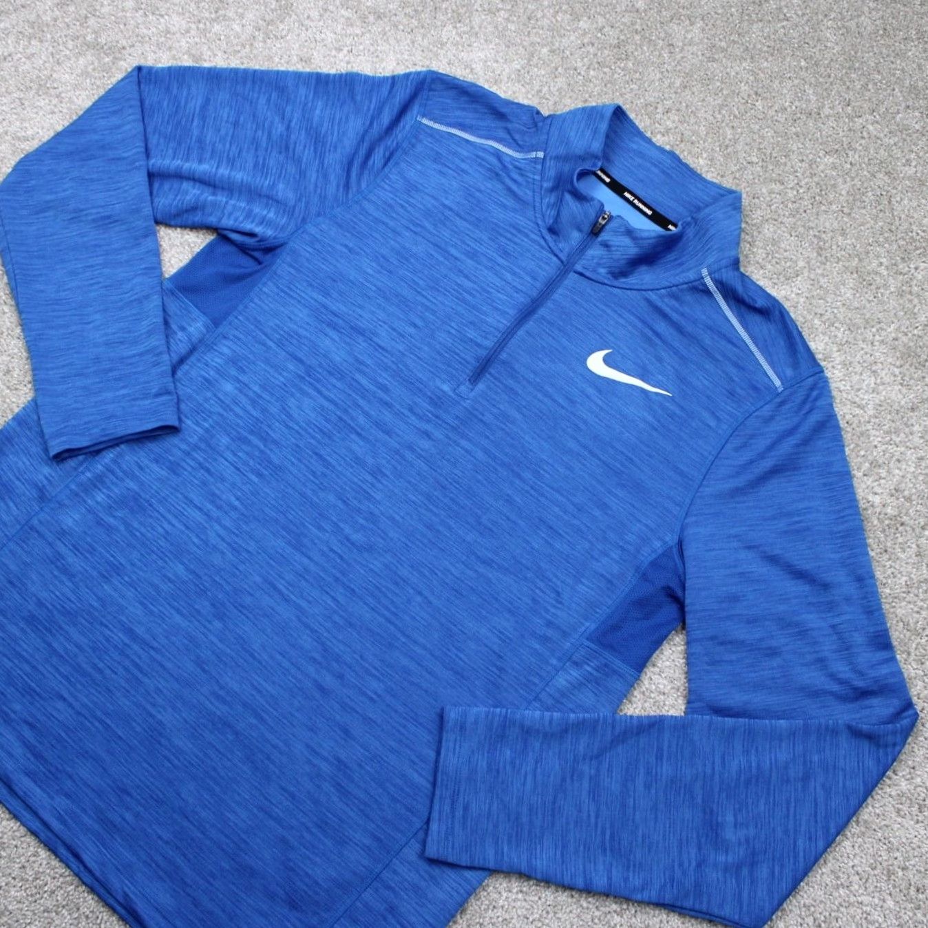 Nike Nike Pacer Sweatshirt Mens Large Blue Dri-Fit 1/2 Zip L/S Pullover Size US L / EU 52-54 / 3 - 3 Thumbnail