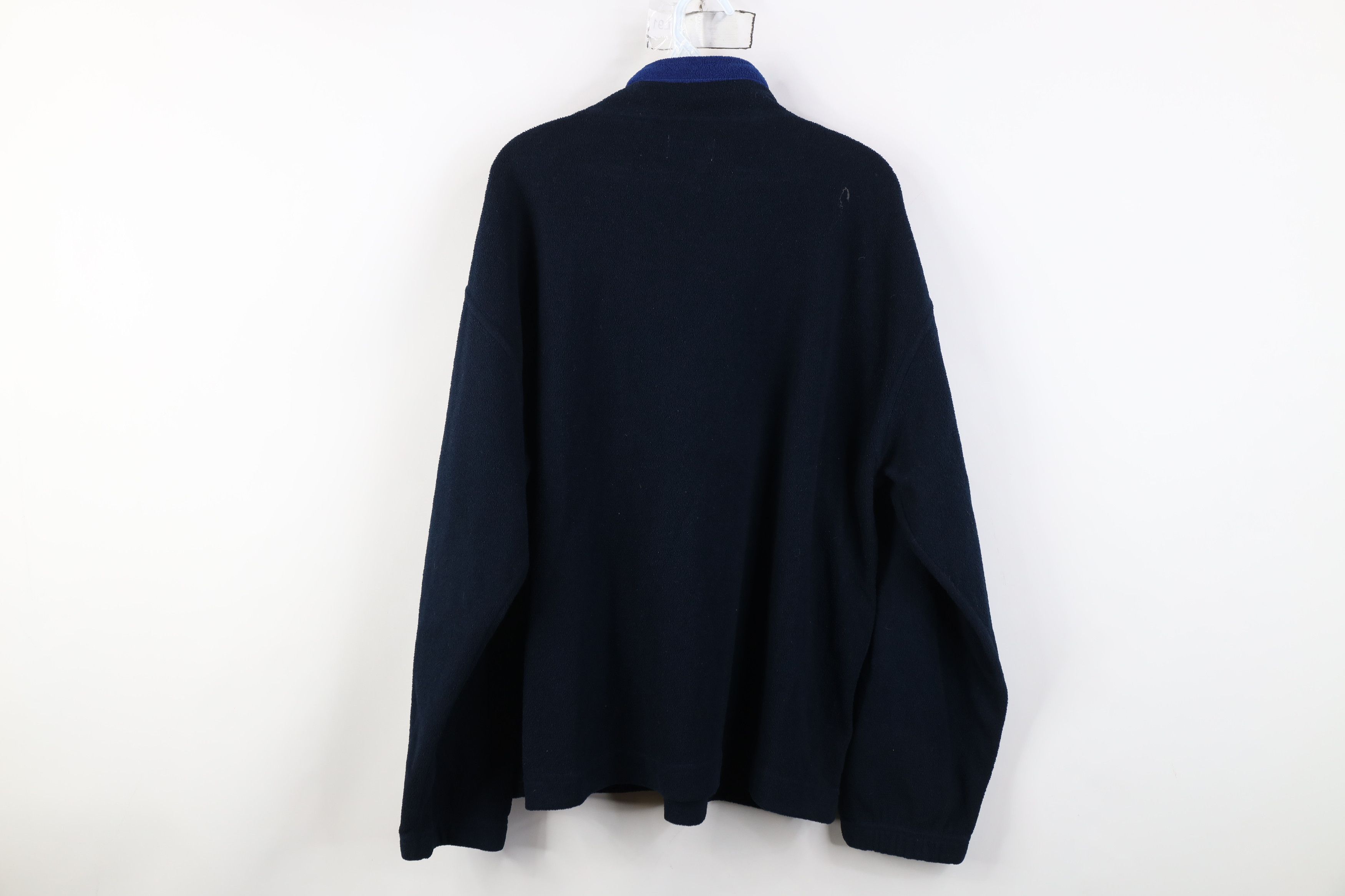Vintage Vintage 90s Perry Ellis Flag 1/4 Half Zip Fleece Sweater Size US L / EU 52-54 / 3 - 12 Thumbnail