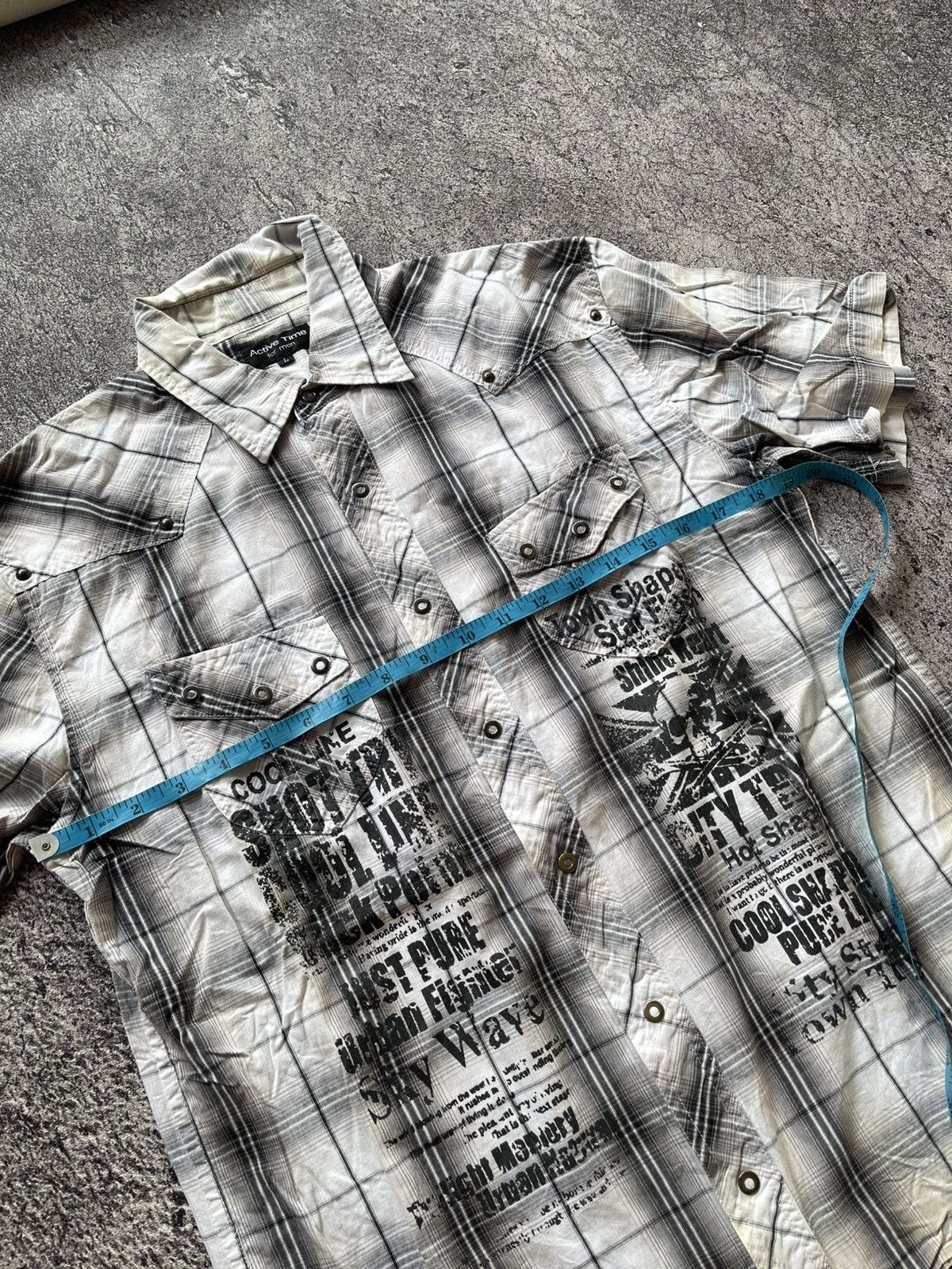 Japanese Brand Y2K Active Time Punk ifsixwaxnine shirt Size US M / EU 48-50 / 2 - 8 Thumbnail