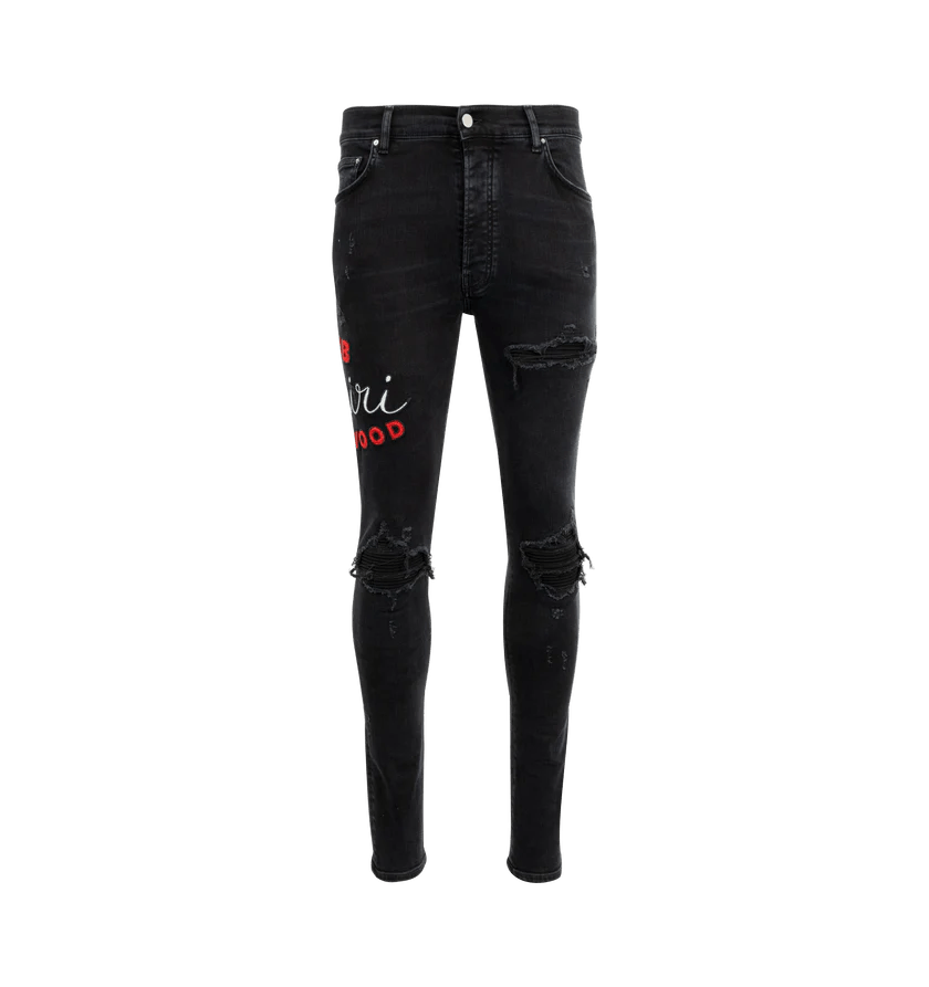 Amiri o1h1sh11225 Club Amiri Mx1 Jean in Black Size US 36 / EU 52 - 1 Thumbnail