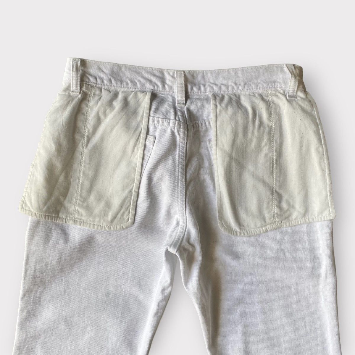 Helmut Lang SS03 Archive Inside Out Denim Bootcut Size US 29 - 3 Thumbnail