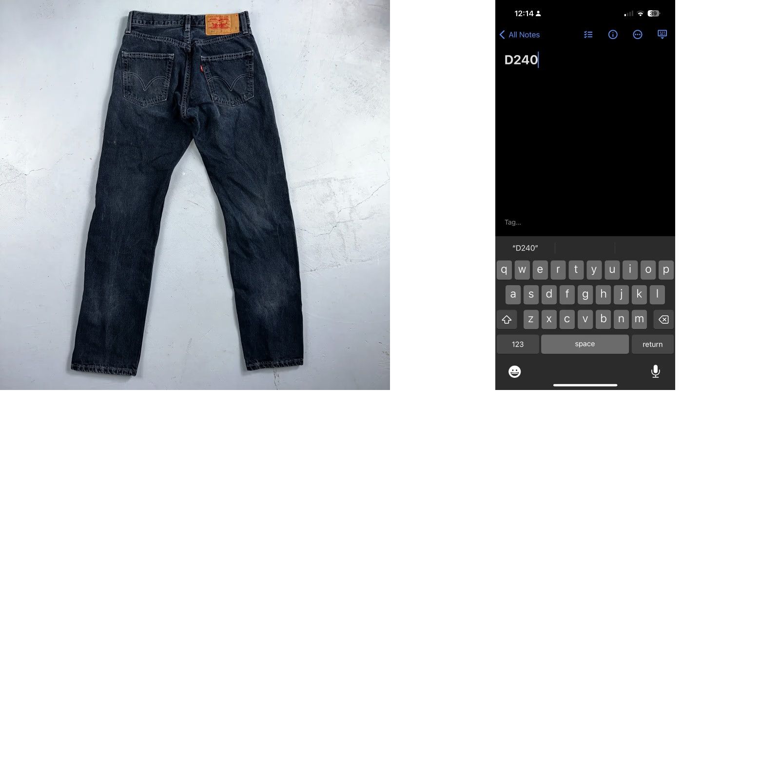 Levi's VINTAGE Levi's 501 Jeans Main Selling Point 90s Mexico Straight Leg 29x32 28x31 Dark Wash Blue Cotton Denim Mens Regular Jeans 501 Series 90s Theme Size US 29 - 10 Thumbnail