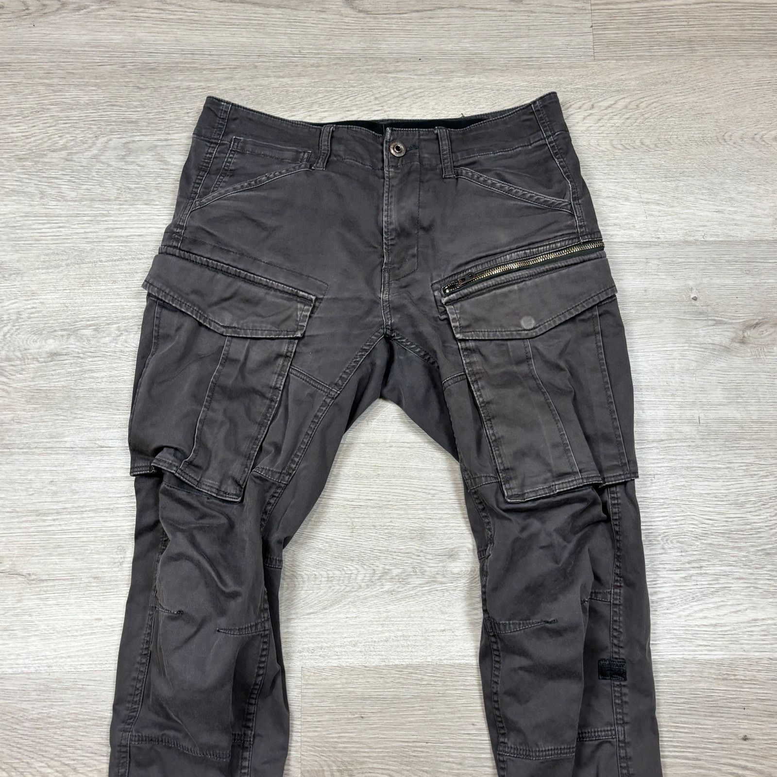 G-Star G Star Raw Rovic Zip 3D Straight Tapered Pants Men's 30x28 Size US 30 / EU 46 - 2 Thumbnail