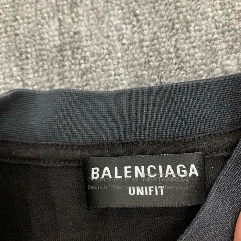 Balenciaga Balenciaga Black Inverted Logo Long Sleeve Size US M / EU 48-50 / 2 - 6 Thumbnail