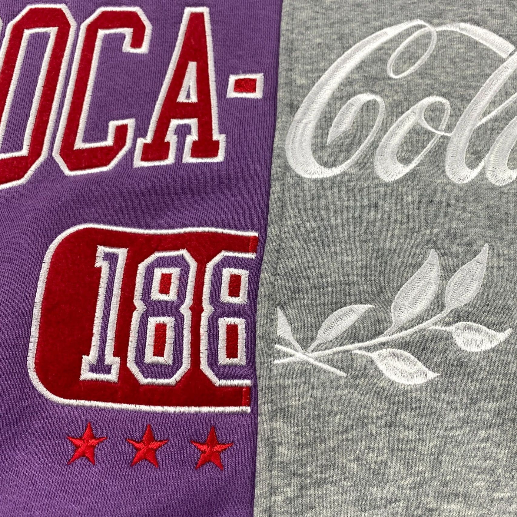 Vintage Coca-Cola x Staple Sweatshirt Mens Small Purple Gray Crewneck Embroidered Logo Size US S / EU 44-46 / 1 - 5 Thumbnail