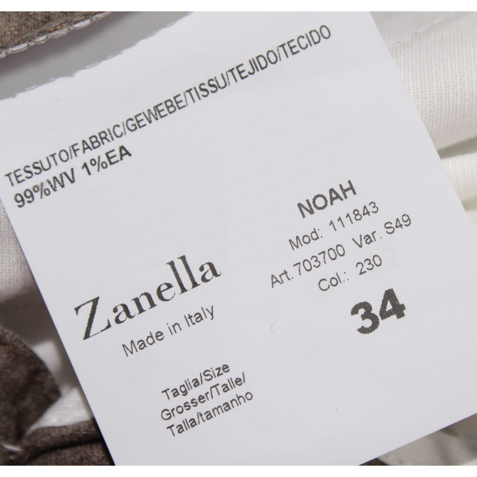 Zanella Zanella New with tags Dress Pants Size 34 US In Brown Size US 34 / EU 50 - 5 Thumbnail