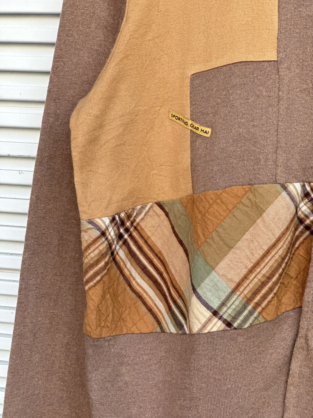 Hai Sporting Gear × Issey Miyake Vintage Issey Miyake Hai Sporting Gear Button Crewneck Size US M / EU 48-50 / 2 - 6 Thumbnail