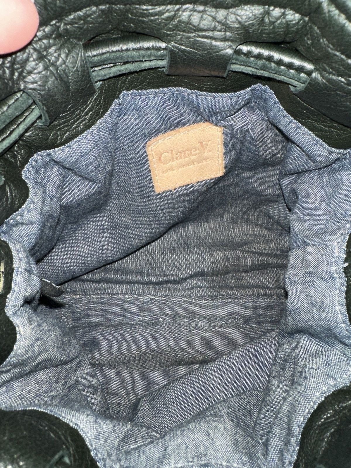 Clare V. Clare V. Petit Henri Dark Green No Strap Size ONE SIZE - 4 Thumbnail