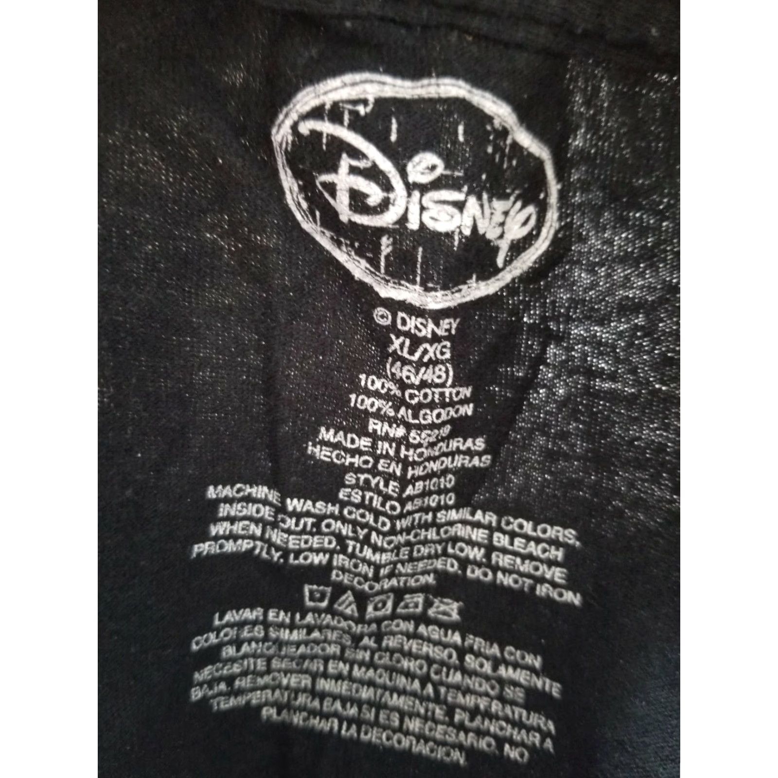 Disney Disney Mens XL Always Grumpy Snow White and the Seven Dwarfs Black T-Shirt Short Sleeve Crew Neck Cotton Graphic Print Vintage No Size US XL / EU 56 / 4 - 3 Thumbnail