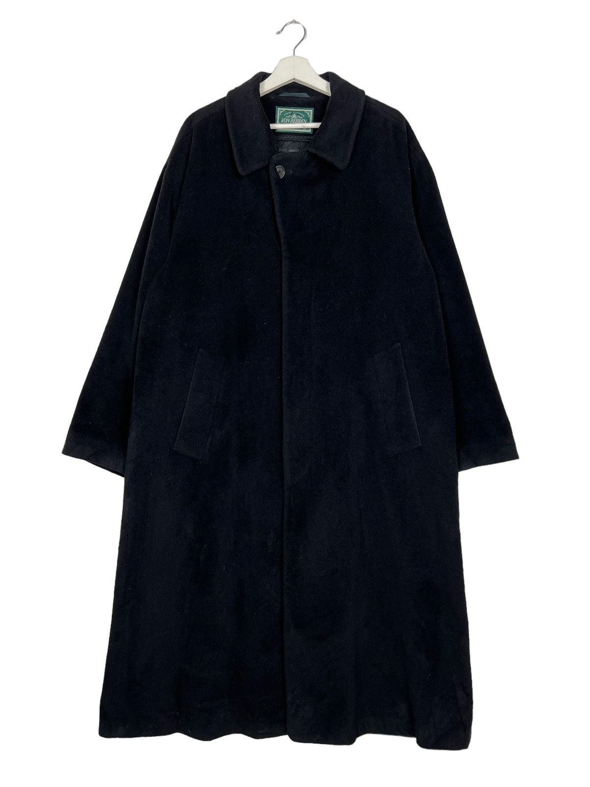 Autumn Cashmere 🔥 VON BEHREN SUPERFINE CASMERE & WOOL OVERCOAT MADE GERMANY Size US XL / EU 56 / 4 - 4 Thumbnail