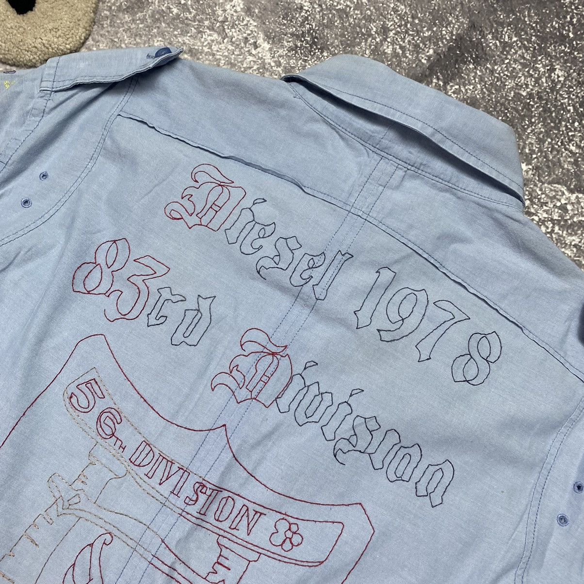 Diesel Vintage Diesel Big Logo Archival Designer shirt Size US M / EU 48-50 / 2 - 13 Thumbnail