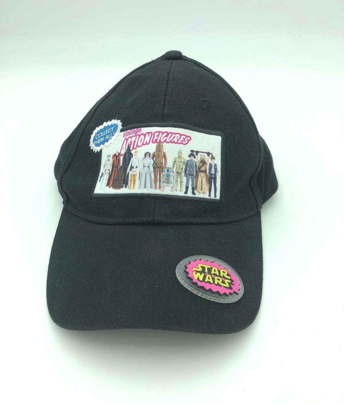 Star Wars Star Wars Vintage Black Baseball Cap - Action Figures Design Size ONE SIZE - 1 Thumbnail