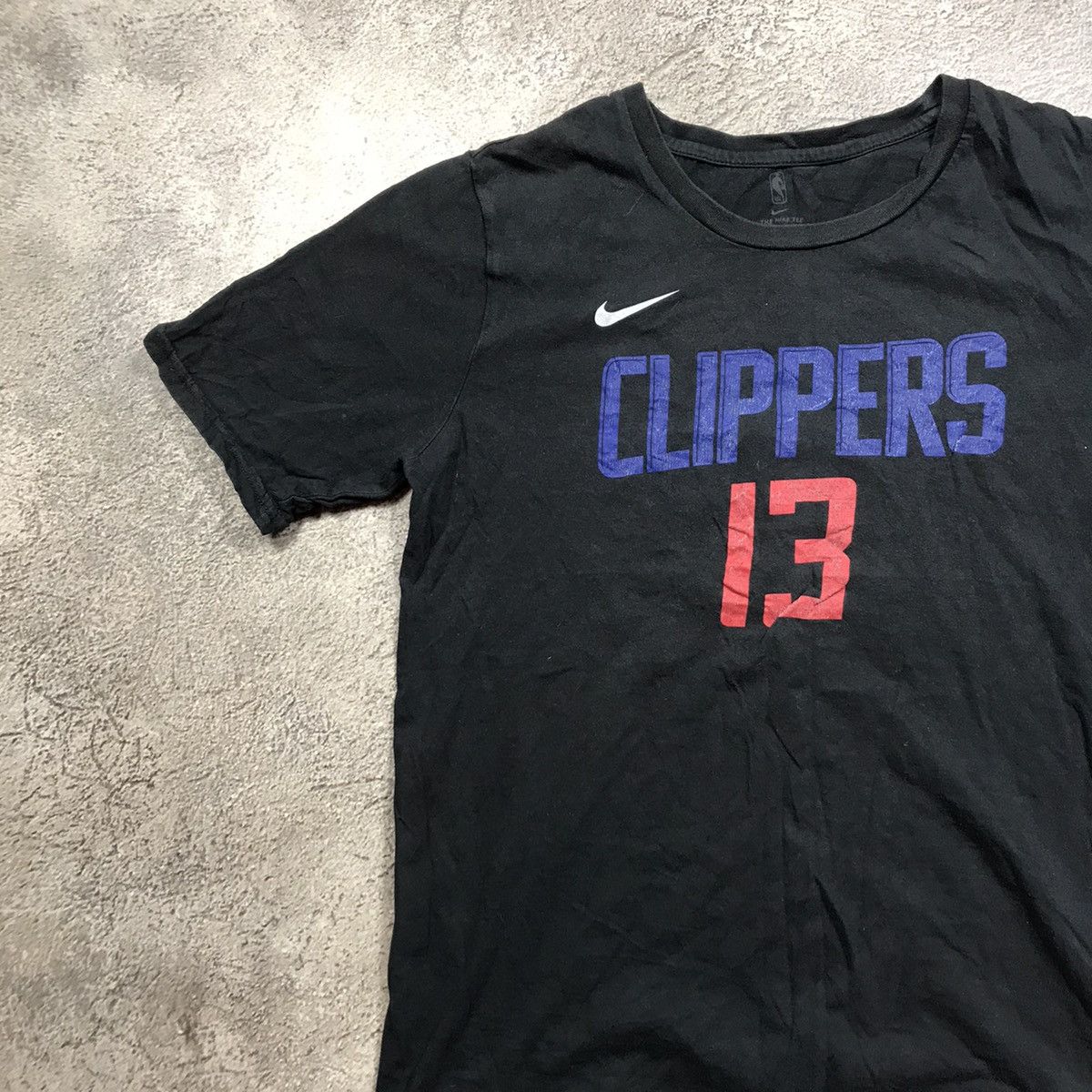 Vintage Vintage 90s Nike Clippers Graphic Tee Streetwear Y2K Slim M Size US M / EU 48-50 / 2 - 2 Thumbnail