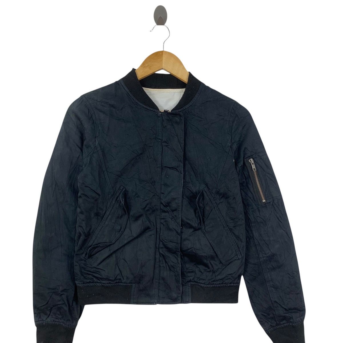 MOUSSY MOUSSY JAPAN MA-1 Denim Jeans Bomber Jacket Windbreaker Size S / US 4 / IT 40 - 5 Thumbnail