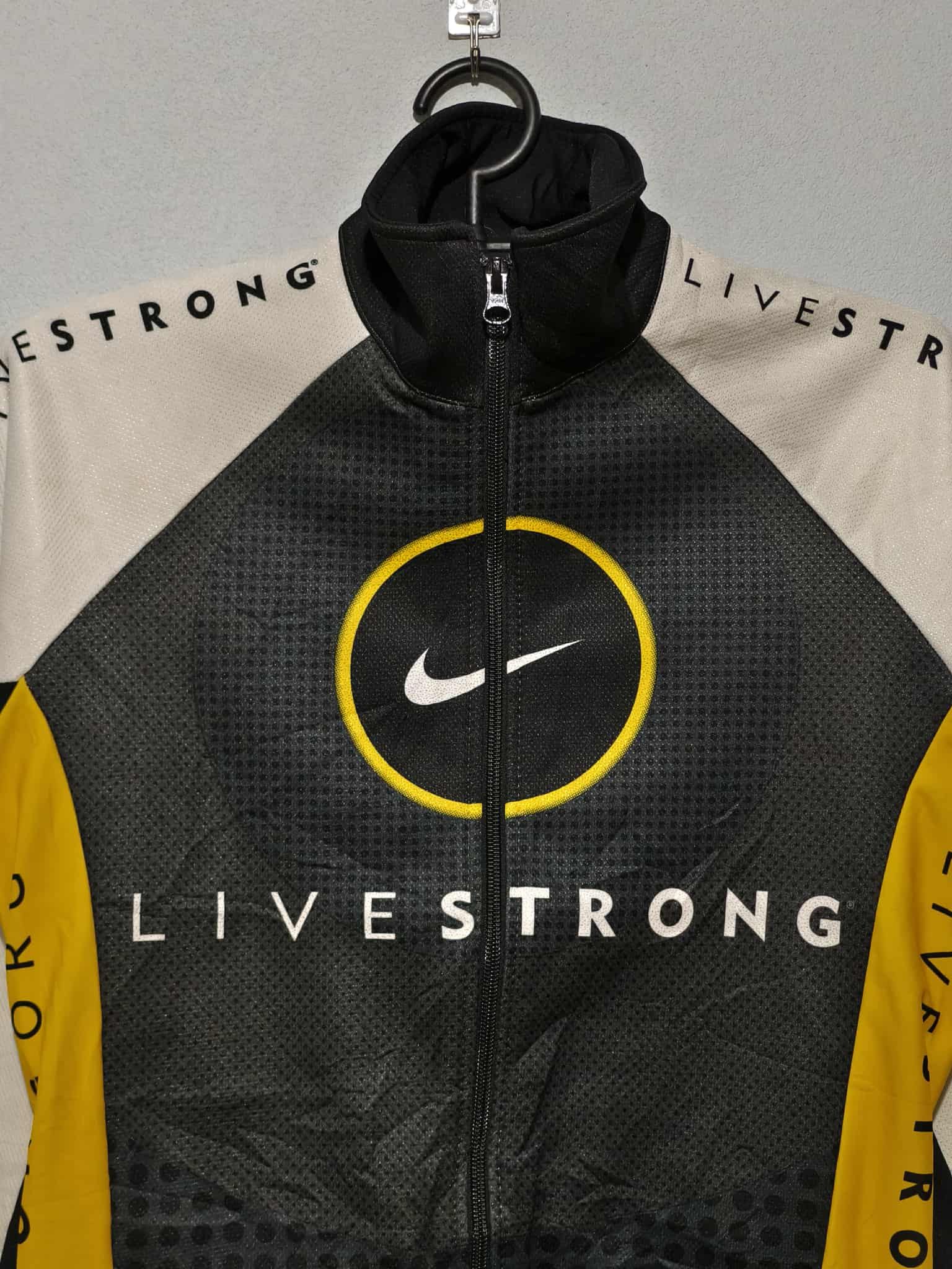 Nike × Vintage VTG.Nike Live Strong Lance Armstrong Yellow Cycling Jersey Size US XS / EU 42 / 0 - 2 Thumbnail