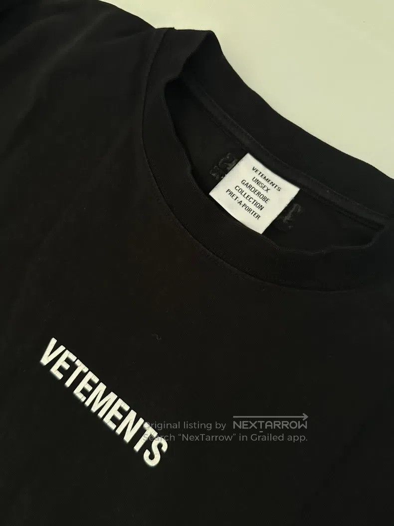 Vetements Vetements Label Short-sleeve Print T-shirt Size US L / EU 52-54 / 3 - 3 Thumbnail