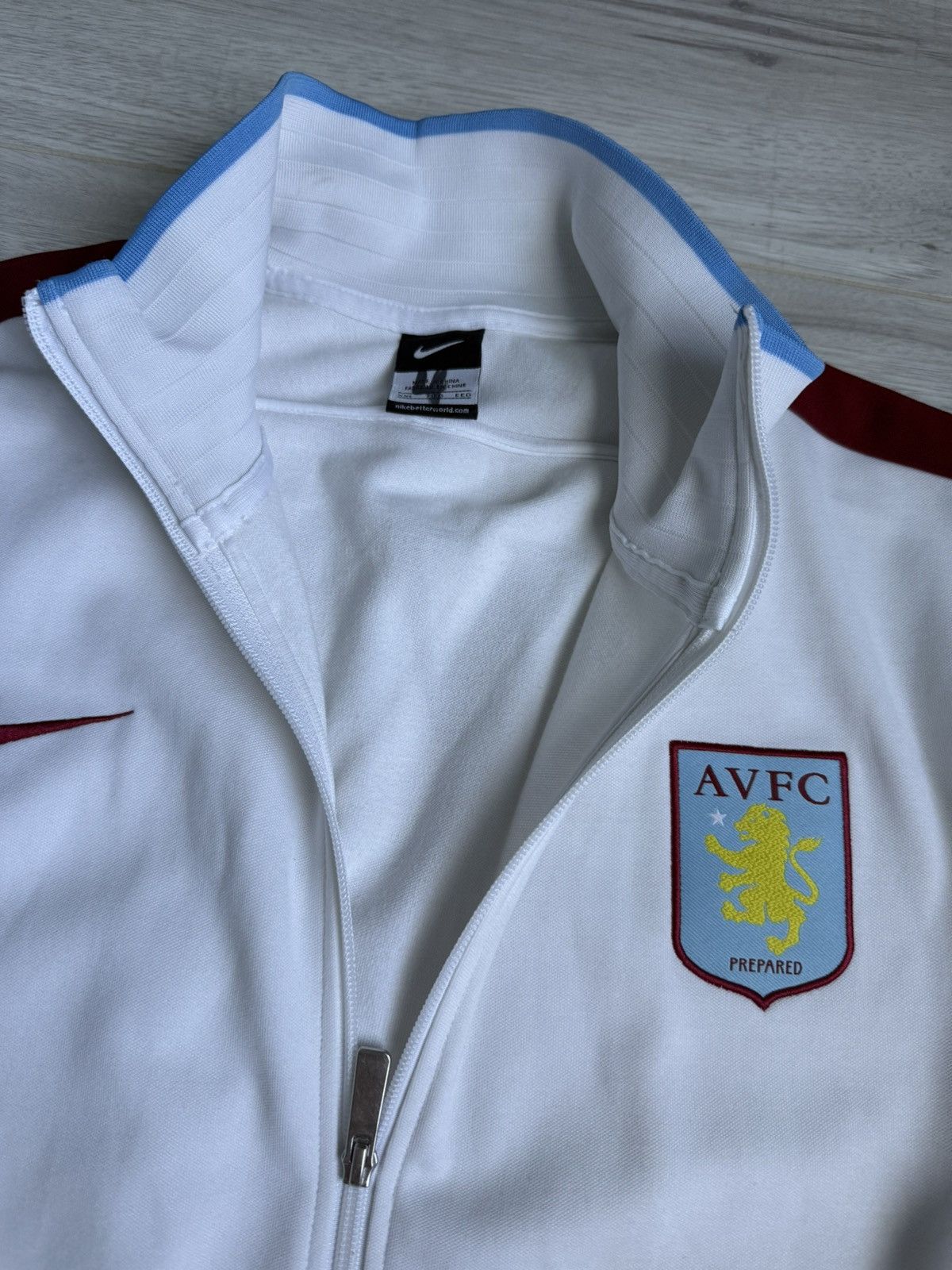 Nike × Vintage Vintage Aston Villa Nike Soccer Jersey track Jacket Size US XXL / EU 58 / 5 - 3 Thumbnail