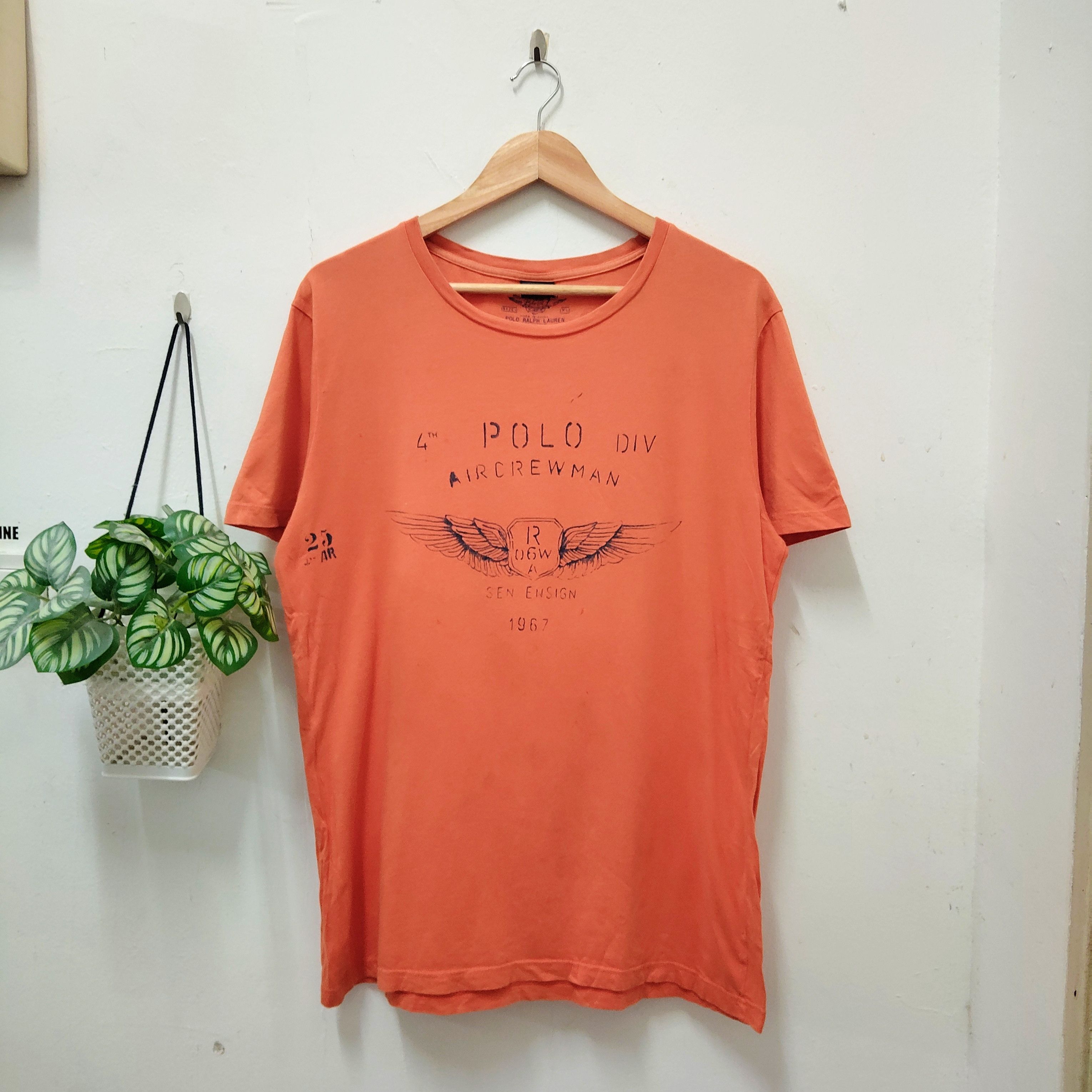 Polo Ralph Lauren POLO RALPH LAUREN Aircrewman T shirt Size US XL / EU 56 / 4 - 1 Thumbnail
