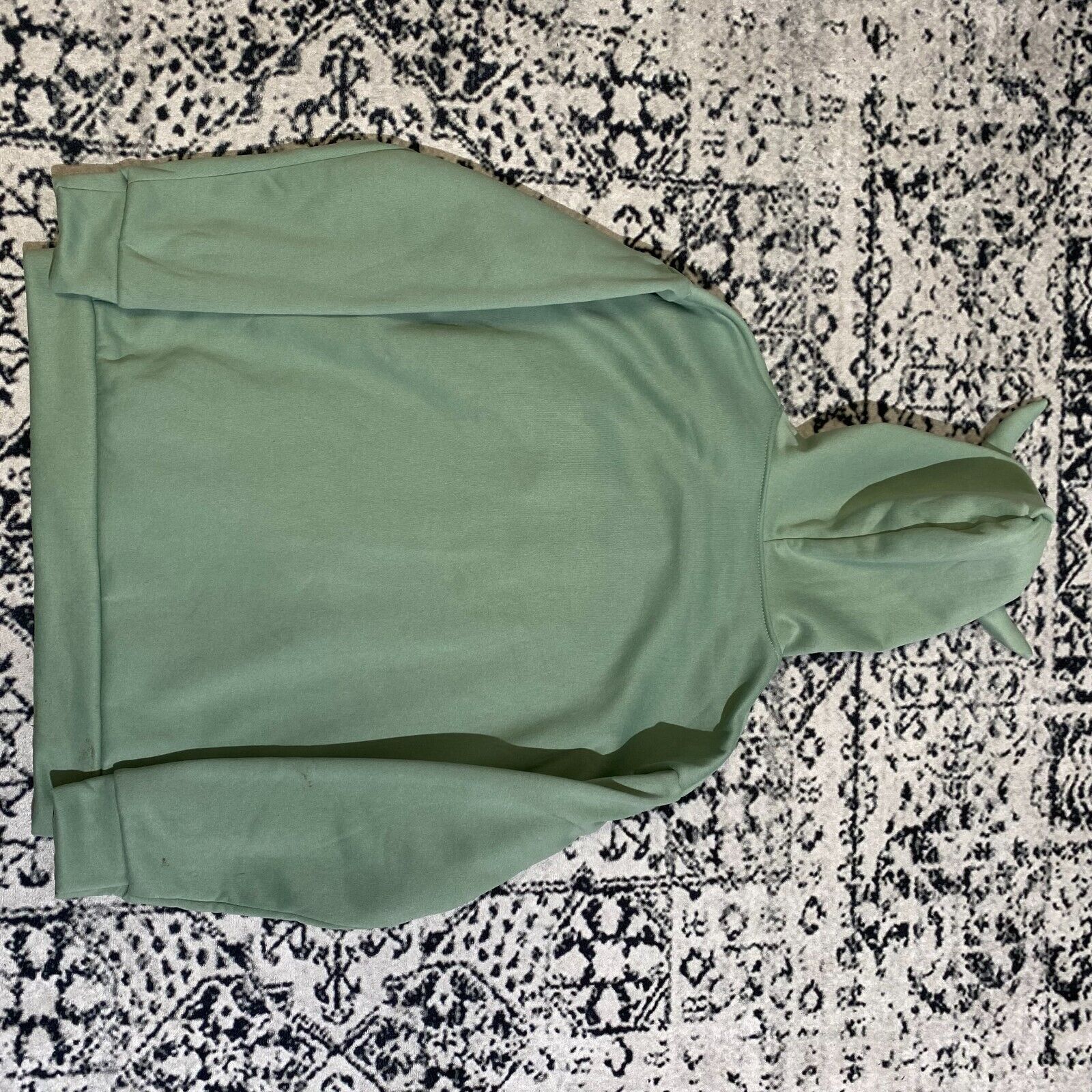 Vintage Vintage Unisex Green Polyester Hoodie Size L Y2K 90s Size US L / EU 52-54 / 3 - 9 Thumbnail