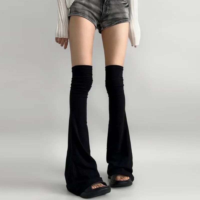 Japanese Brand × Vintage Elasticity Slimming Knee Socks Size ONE SIZE - 3 Thumbnail