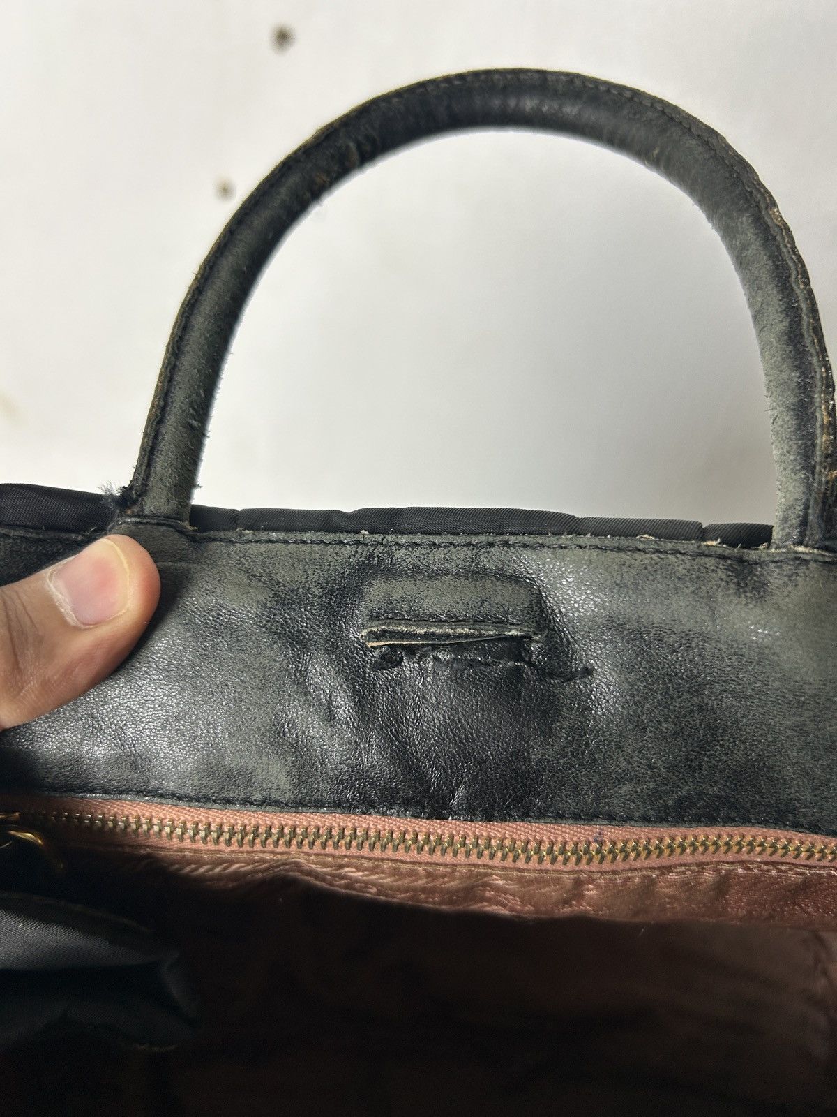 Prada Vintage Prada black ribbon tote bag Size ONE SIZE - 8 Thumbnail