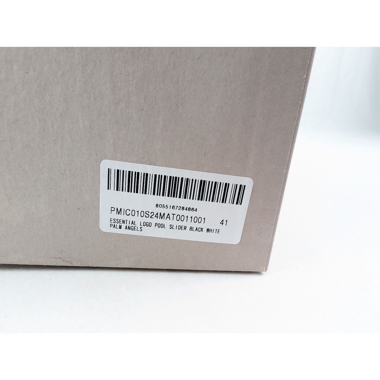 Palm Angels o1rshd1 Essential Logo Pool Sliders in Black/White Size US 8 / EU 41 - 21 Thumbnail
