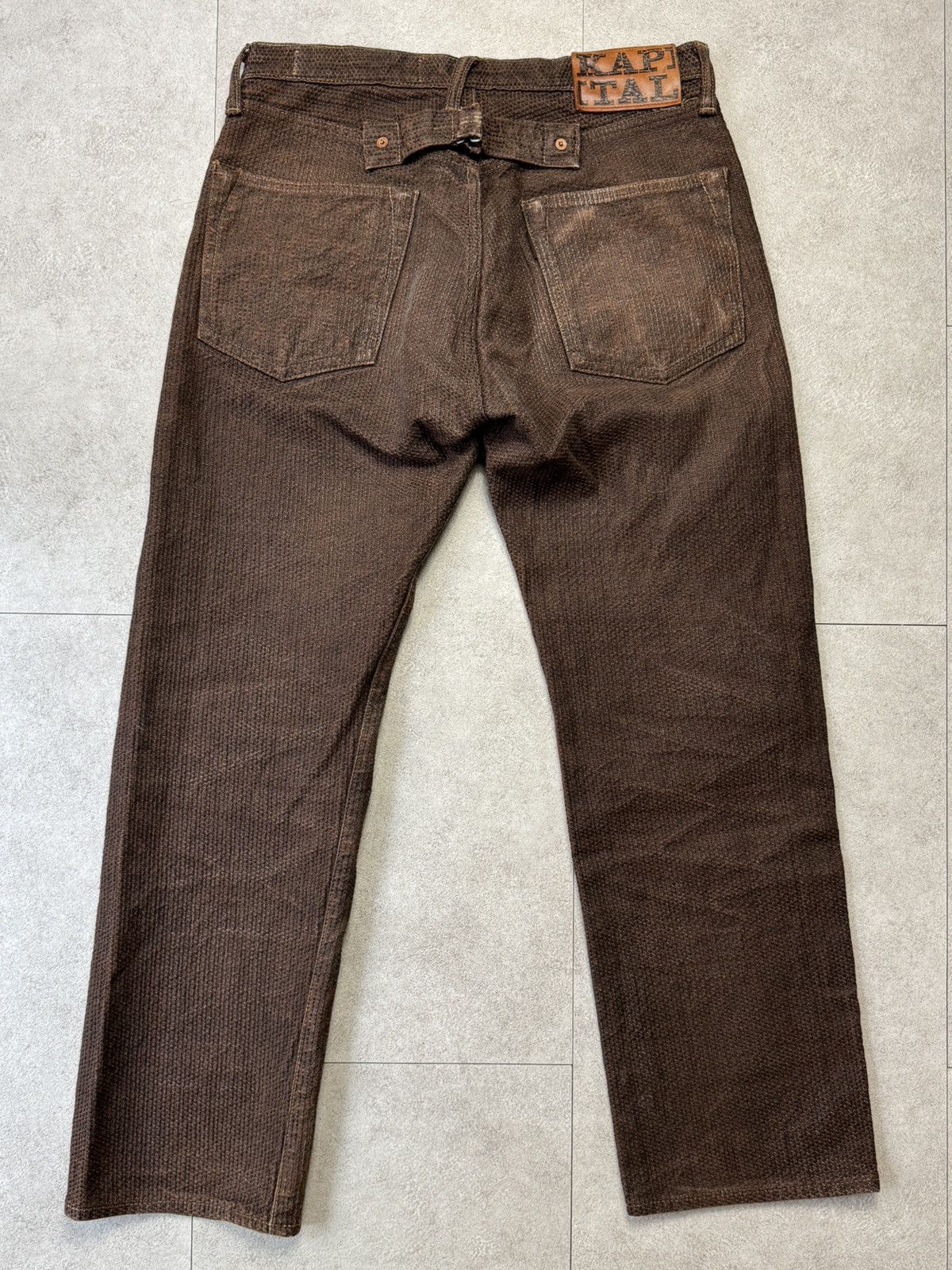 Kapital × Kapital Kountry Kapital Kountry KAKISIBU SASHIKO Century Denim Jeans Size US 32 / EU 48 - 2 Thumbnail