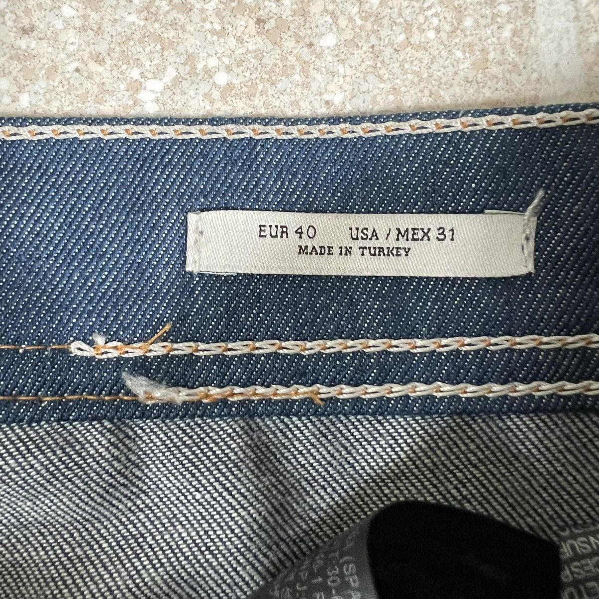 Zara Zara Unwashed Raw Premium Denim Jeans Button Fly Size 30x28 Size US 30 / EU 46 - 3 Thumbnail