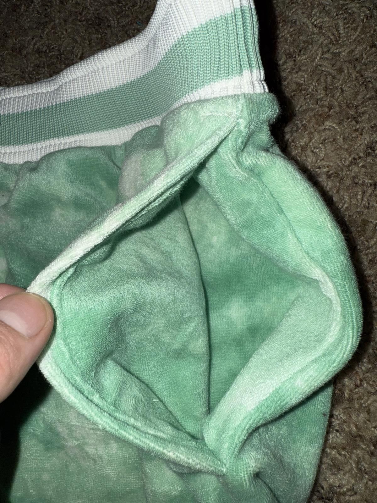 Nike Jordan Men’s Suede Green Diamond Shorts J Balvin Size US 44 / EU 60 - 3 Thumbnail