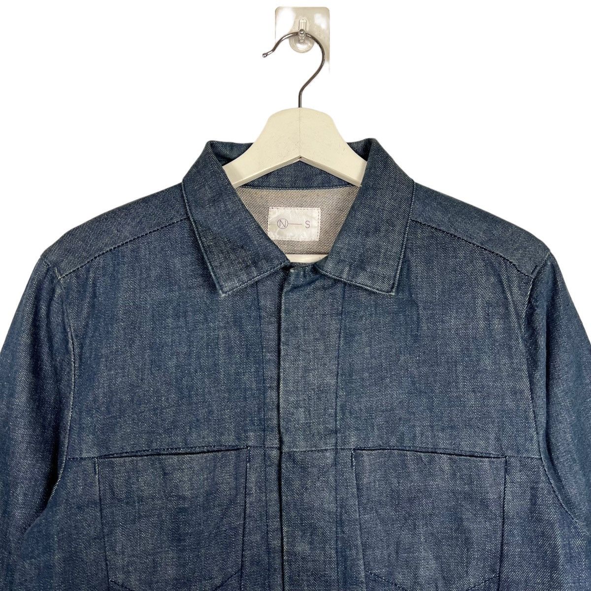 Japanese Brand 🔥 NORTH PRODUCTION DENIM BLOUSON JACKET MADE IN JAPAN Size US M / EU 48-50 / 2 - 4 Thumbnail