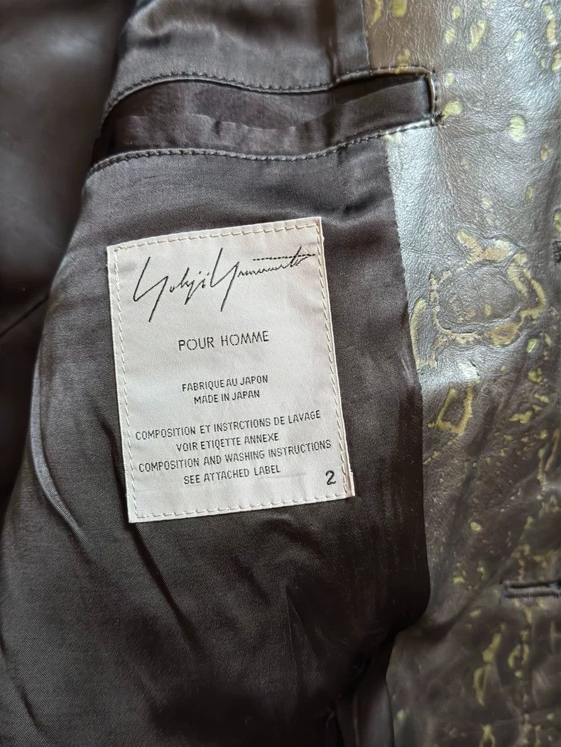 Yohji Yamamoto Yohji Yamamoto 2000AW Cowhide jacket Size US M / EU 48-50 / 2 - 4 Thumbnail