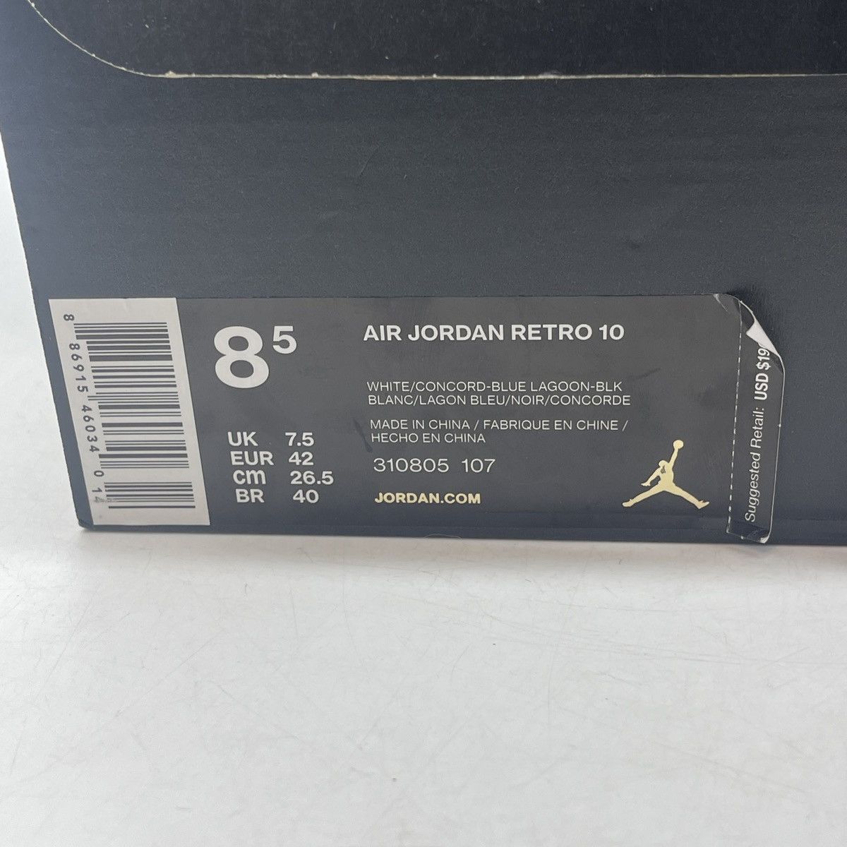 Jordan Brand Air Jordan 10 Charlotte hornets Size US 8.5 / EU 41-42 - 9 Thumbnail