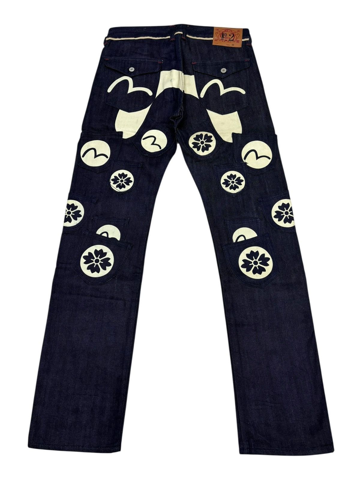 Kapital RARE❗️EVIS MULTI POCKET DENIM JEANS Size US 33 - 1 Thumbnail
