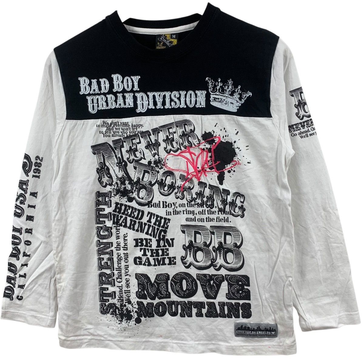 Other BAD BOY CALIFORNIA Urban Division Crown Tee Shirt Top Long Size US M / EU 48-50 / 2 - 5 Thumbnail