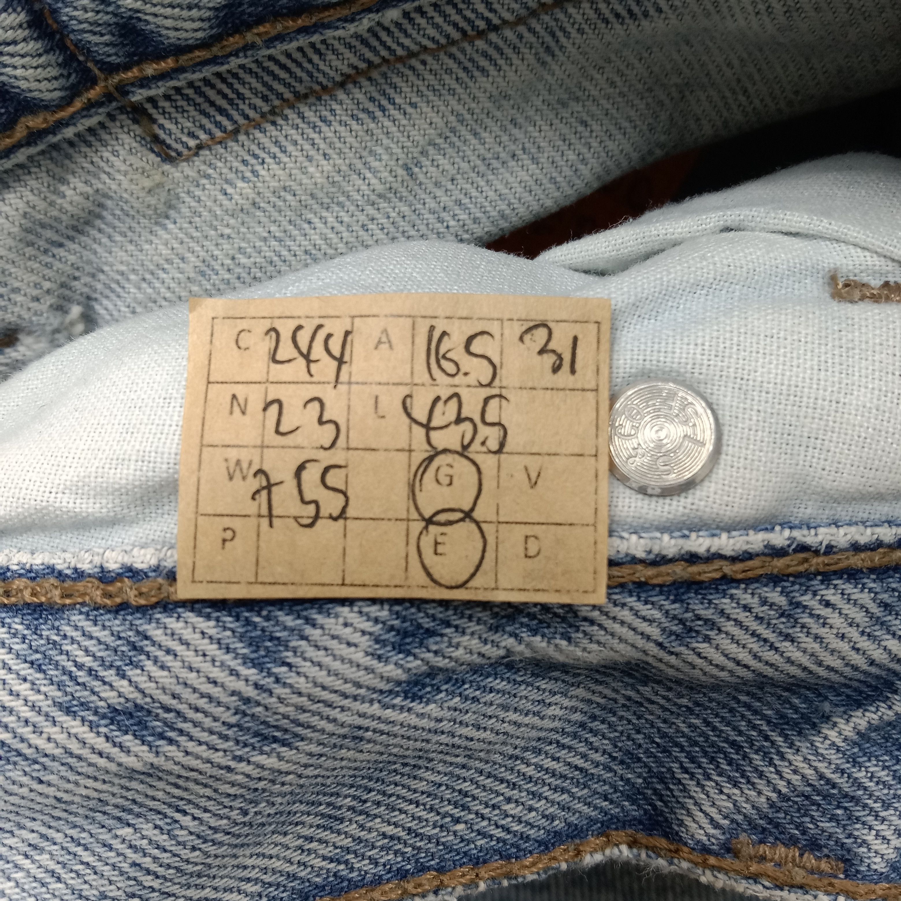 Levi's Levi's American Distressed silverTab Denim Jeans C244N23 Size US 33 - 13 Thumbnail