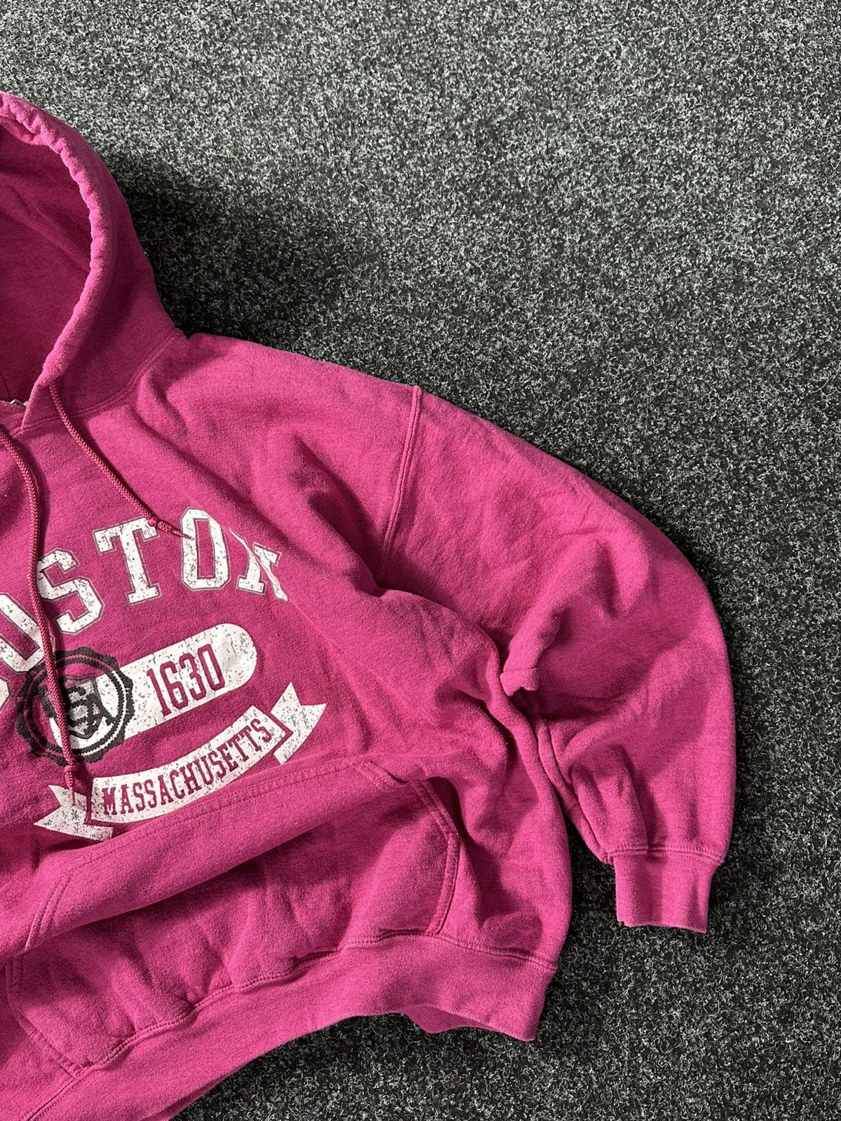 Japanese Brand × Vintage 🚨RARE BOSTON MASSACHUSETTS UNIVERSITY BOXY BIG LOGO HOODIE Size US L / EU 52-54 / 3 - 3 Thumbnail