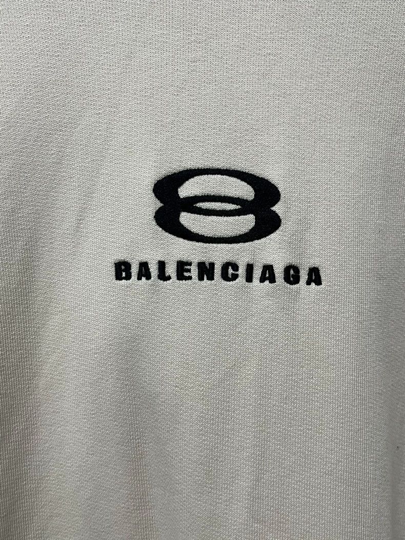 Balenciaga Balenciaga Beige Ski Hooded Sweatshirt Size US M / EU 48-50 / 2 - 3 Thumbnail