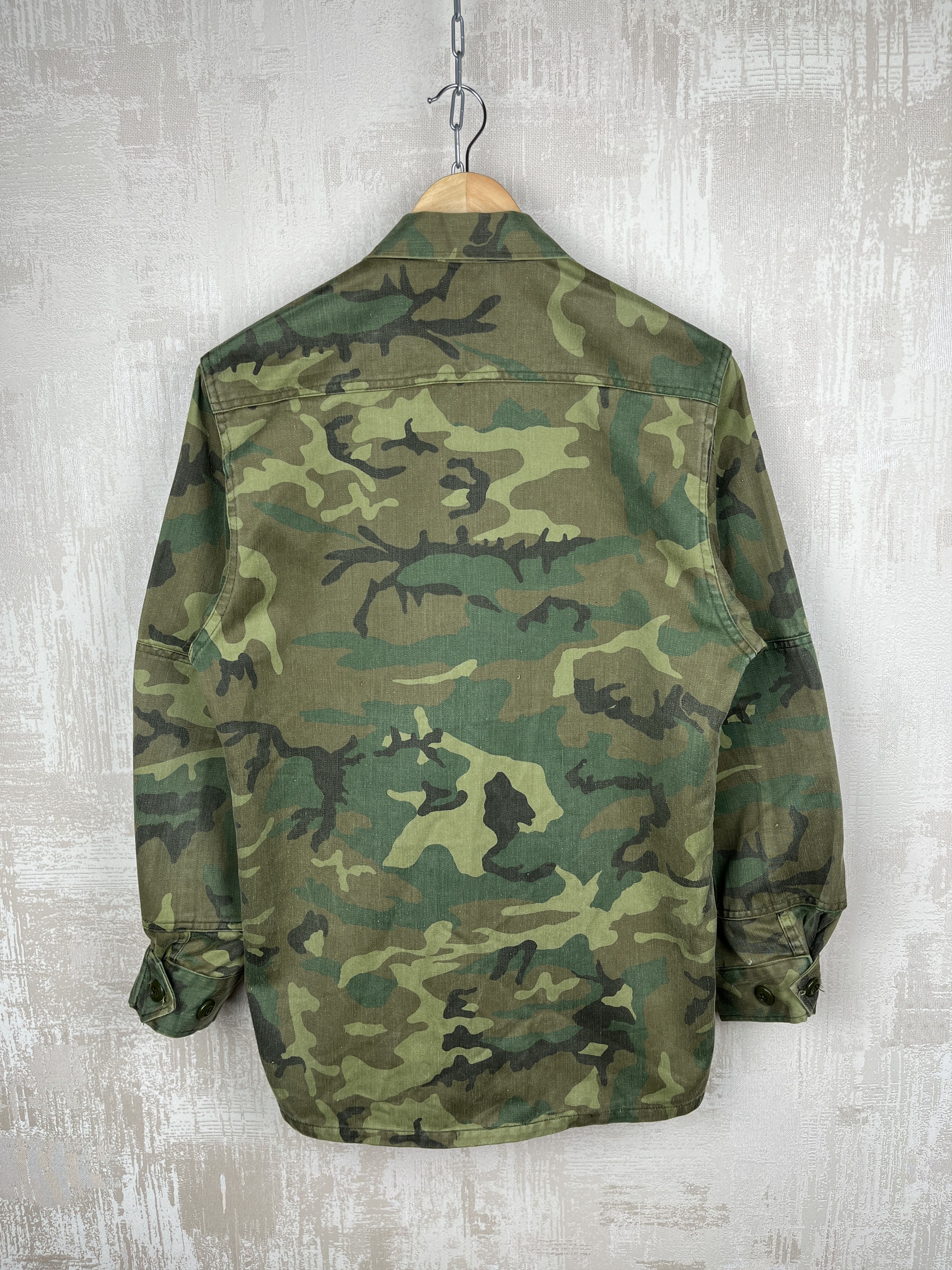 Vintage 80's Vintage Spanish Army Armada Espanola Woodland Jacket Size US S / EU 44-46 / 1 - 18 Thumbnail