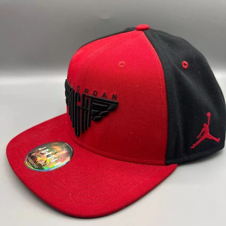 Jordan Brand Air Jordan Flight Hat Men Embroidered Jumpman Snap Back Cap Size ONE SIZE - 2 Thumbnail