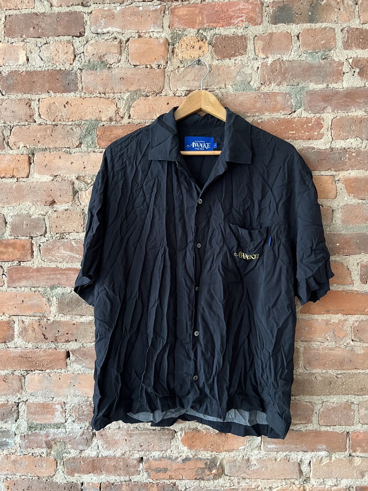 Awake NY Awake NY dice Hawaii shirt in black Size US L / EU 52-54 / 3 - 1 Thumbnail