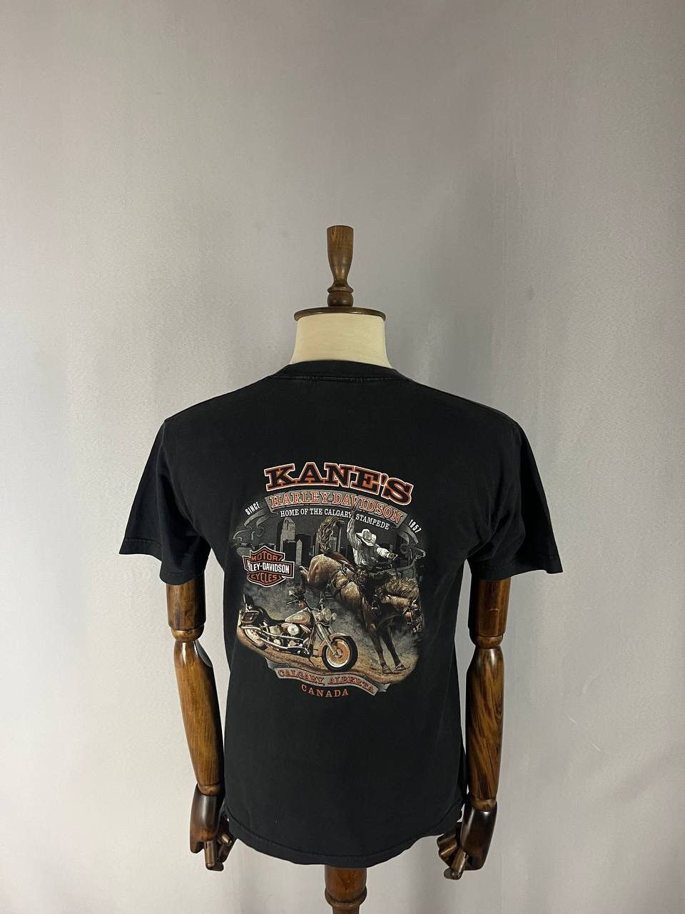 Harley Davidson Harley Davidson Vintage Tee T Shirt 2005 Black Size US M / EU 48-50 / 2 - 3 Thumbnail