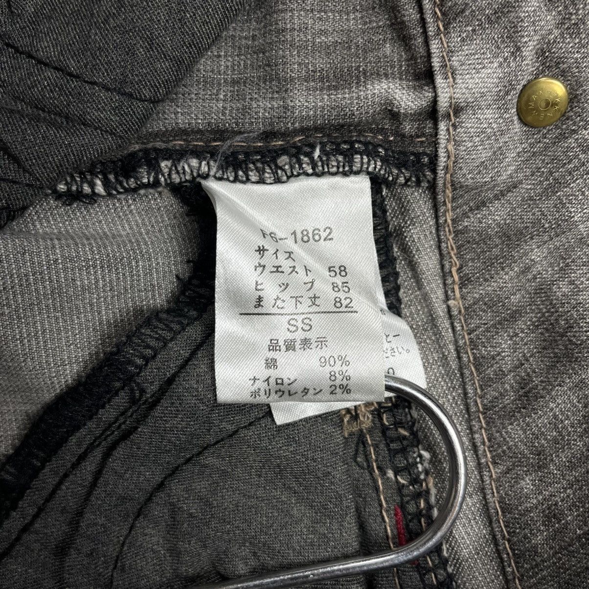 Marithe + Francois Girbaud 2000s MFG - Cyber Apocalypse Flared Denim Pants - Size US 29 - 8 Thumbnail