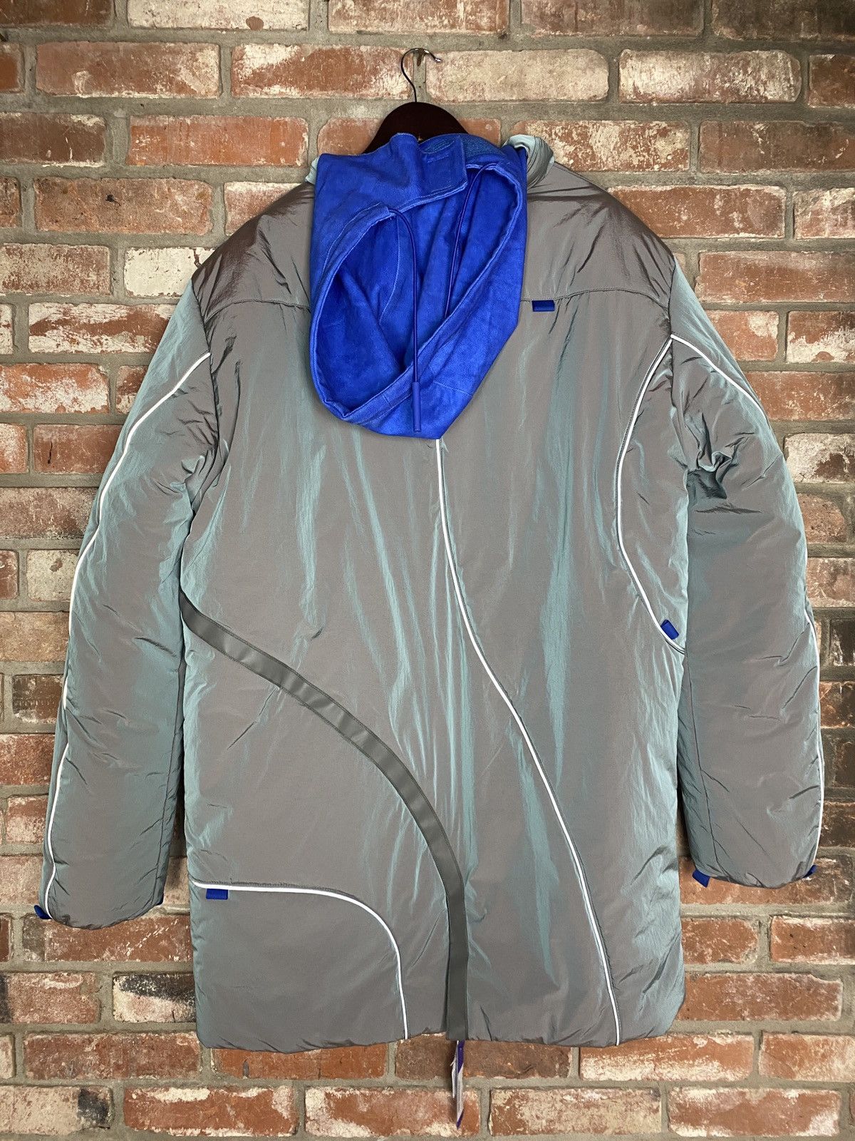 A-COLD-WALL* A Cold Wall Iridescent Blue Puffer Jacket Size US XL / EU 56 / 4 - 9 Thumbnail