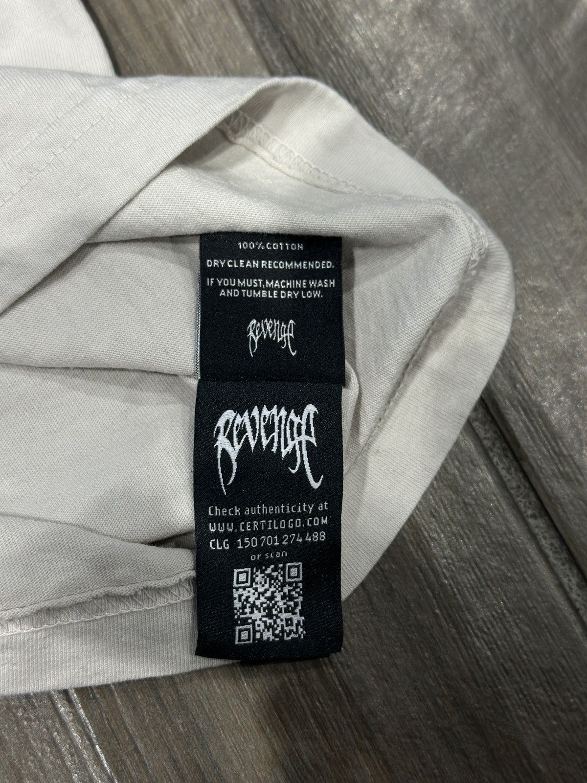 Revenge REVENGE SHIBUYA TEE CEMENT Size US S / EU 44-46 / 1 - 5 Thumbnail