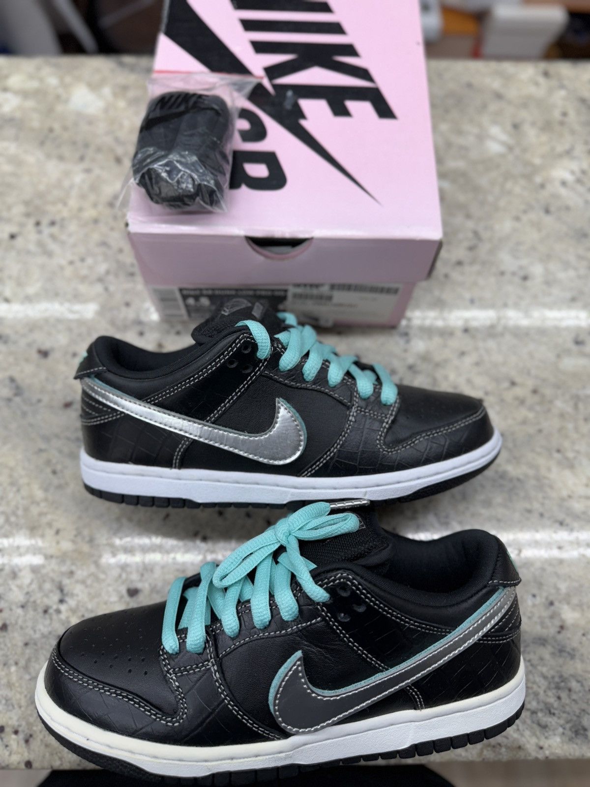 Nike Nike SB Dunk Low Diamond Supply Size US 6 / EU 39 - 1 Thumbnail
